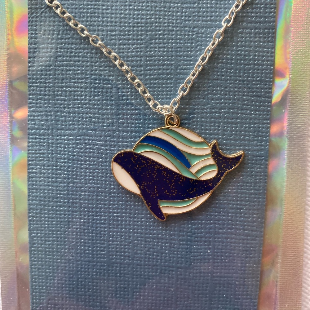 Blue Whale Necklace